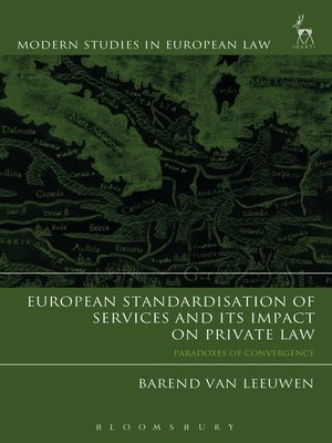 cover image of European Standardisation of Services and its Impact on Private Law